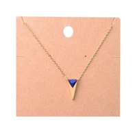 Blue and Gold Necklace