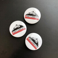 Mountain Logo Button Pin